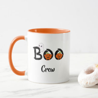Lustige Halloween-Boo-Crew Tasse