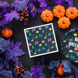 lustige Halloween-Figuren, Halloween-Party Serviette