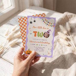 Lustige Halloween-Geburtstagseinladung Einladung