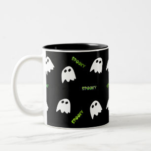 lustige Halloween-Geist Zwei-Tone-Tasse Zweifarbige Tasse