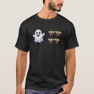 Lustige Halloween-Geister-Bienen T-Shirt
