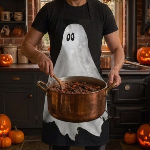 Lustige Halloween-Geister-Vergangenheits-Zeichnung Schürze