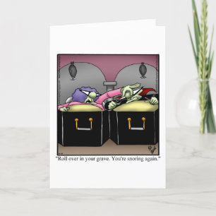 Lustige Halloween-Humor-Karte  Feiertagskarte