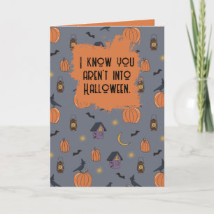 Lustige Halloween-Karte von Mama Sarkastisch Karte