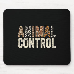 Lustige Halloween-Kostüm-Tierkontrolle Zoo-Party M Mousepad