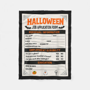 Lustige Halloween-Kostüme Bewerbungskostüm Fleecedecke