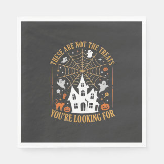 Lustige Halloween-Leckereien Geister Spukhaus Desi Serviette
