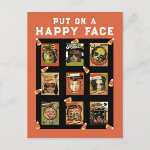 Lustige Halloween-Postkarte Postkarte