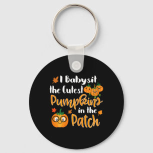 Lustige Halloween-Shirts für Frauen Babysitten Die Schlüsselanhänger