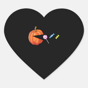 Lustige Halloween-Shirts für Frauen Kinder Männer Herz-Aufkleber