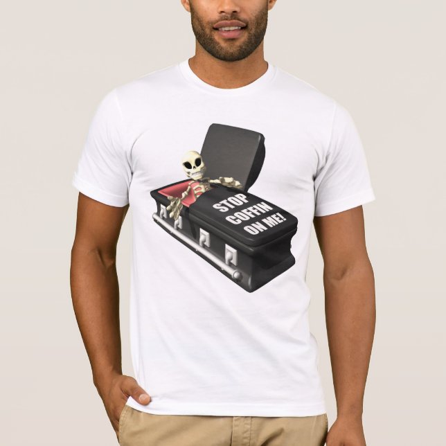 Lustige Halloween-Skelett-T - Shirts (Vorderseite)