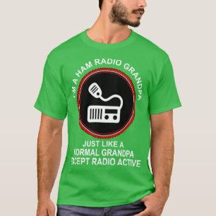 Lustige Ham-Radio-Kunst für Opa-Ham-Operator Amate T-Shirt