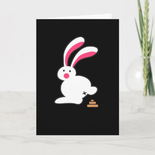 Lustige Hasenküken-Hasenmist-Spaß-Hase Karte