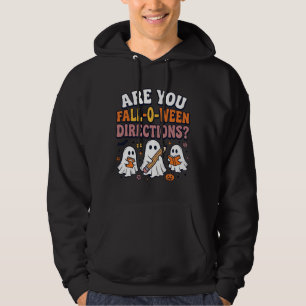 Lustige Herbst Halloween Lehrer Geist Anweisungen Hoodie