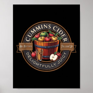 Lustige Herren Cummins Cider Poster