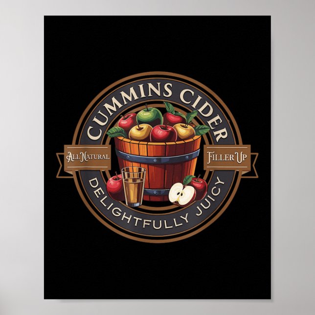 Lustige Herren Cummins Cider  Poster (Vorne)