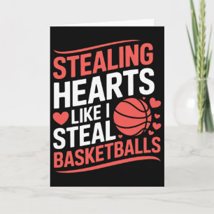 Lustige Herzen stehlen Sket Kids Valentinstag Bo Karte