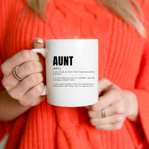 Lustige herzliche Tante Definition Kaffeetasse