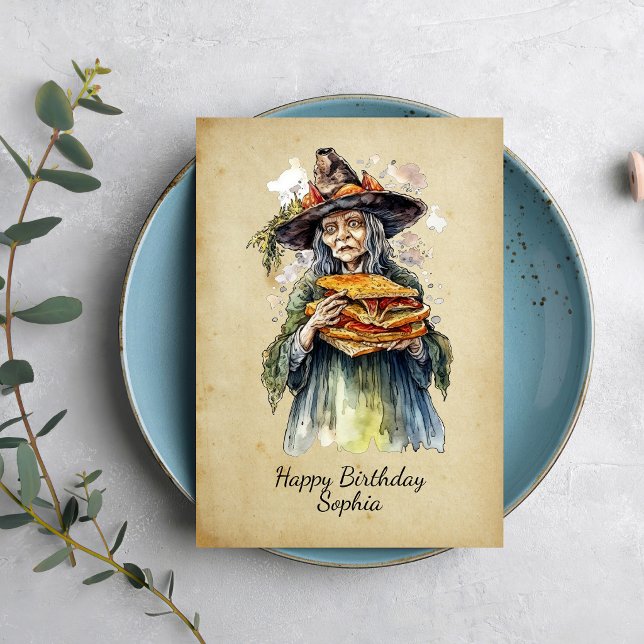 Lustige Hexe Karte (Von Creator hochgeladen)