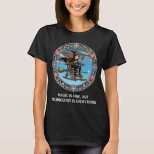 Lustige Hexe. Magie ist gut T-Shirt