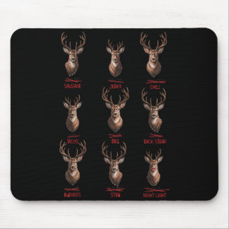 Lustige Hirschjäger Rentierejagd Mousepad
