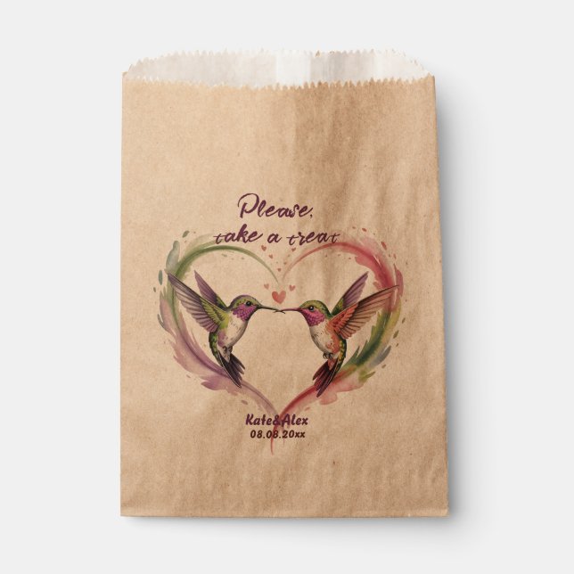 Lustige Hochzeit Geschenktütchen (Vorderseite)