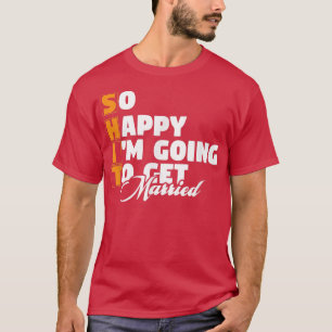 Lustige Hochzeit Sarkastischer Bräutigam Braut Ver T-Shirt