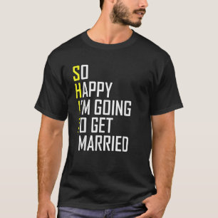 Lustige Hochzeit Sarkastischer Bräutigam Braut Ver T-Shirt