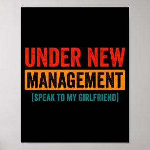 Lustige Hochzeit unter neuer Leitung Sprich mit me Poster
