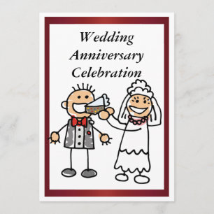 Lustige Hochzeitstag Einladung