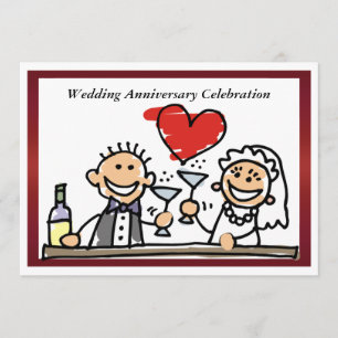 Lustige Hochzeitstag Einladung
