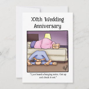 Lustige Hochzeitstag-Party-Einladung Einladung