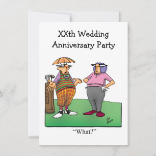 Lustige Hochzeitstags-Party-Einladung Einladung