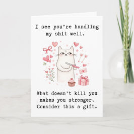 Lustige Hochzeitstagskarte, Freche Valentinskarte Karte