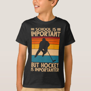 Lustige Hockey-Kunst für Jungen Männer Frauen Juge T-Shirt