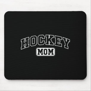 Lustige Hockey-Mama mit sportlicher Schrift zum Mu Mousepad