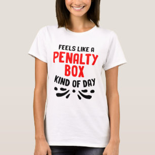 Lustige Hockey-Strafe Box Hockey-Spieler Torwart H T-Shirt