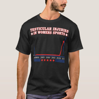 Lustige Hodentrauma im Sport T-Shirt