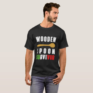 Lustige hölzerne T-Shirt