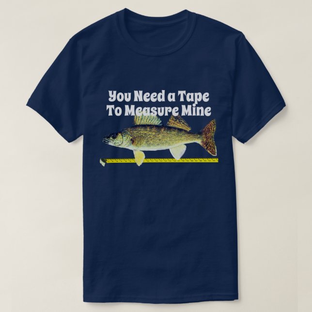 Lustige Hornhautflecke Pike und Maßband T-Shirt (Design vorne)