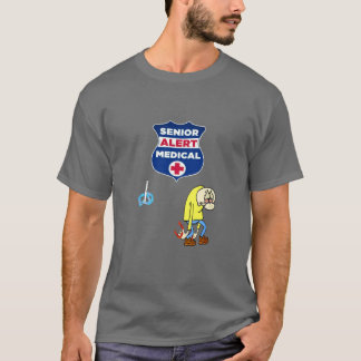Lustige Hufeisenwerfen Senioren Med Alarm T-Shirt