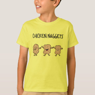 Lustige Huhn-Nuggets T-Shirt