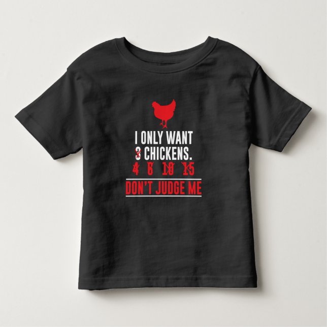 Lustige Huhn-Redewendungen - Farm- der Kleinkind T-shirt (Vorderseite)