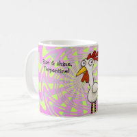 Lustige Huhn-Tasse