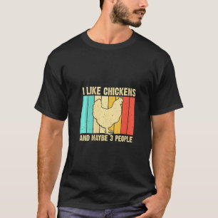 Lustige Hühner Damen Hühnerliebhaber Männer Frauen T-Shirt