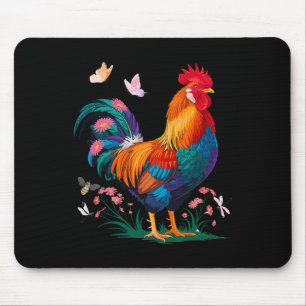 Lustige Hühner Männer Frauen Hahn Hühnerliebhaber Mousepad