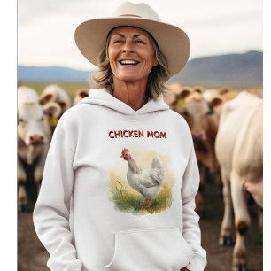 Lustige Hühner-Mutter-Farm  Hoodie