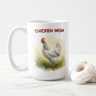 Lustige Hühner-Mutter-Farm Kaffeetasse