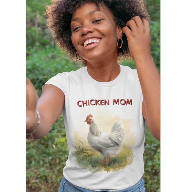Lustige Hühner-Mutter-Farm  T-Shirt (Funny Chicken Mom T-shirt for the women who keeps collecting chickens)
