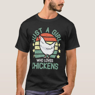 Lustige Hühner-Shirts für Mädchen Huhn Huhn T-Shir T-Shirt